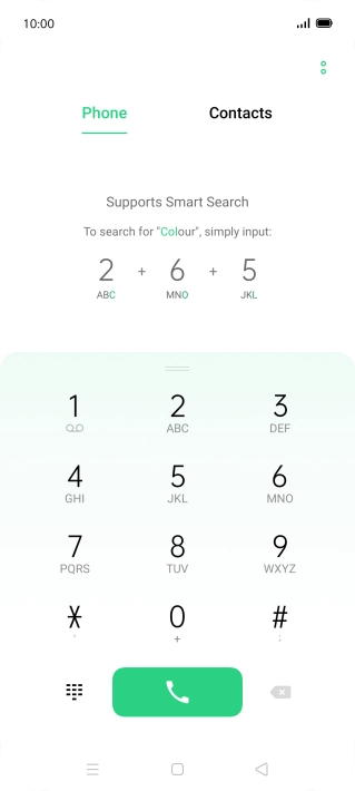 Press the menu icon. Press the menu icon.