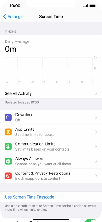 Press See All Activity. Press See All Activity.