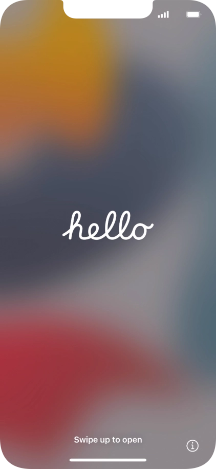 Slide your finger upwards starting from the bottom of the screen. Slide your finger upwards starting from the bottom of the screen.