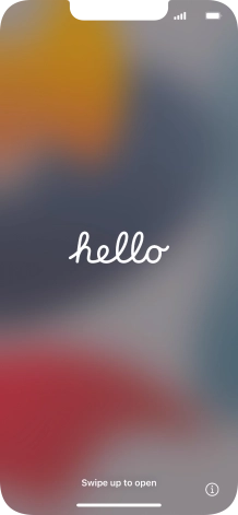 Slide your finger upwards starting from the bottom of the screen. Slide your finger upwards starting from the bottom of the screen.