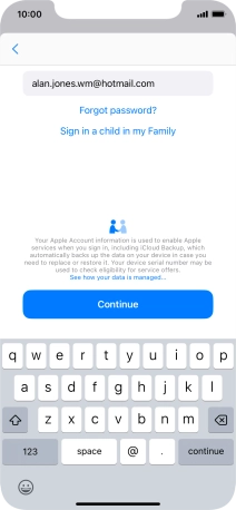Press Continue. Press Continue.