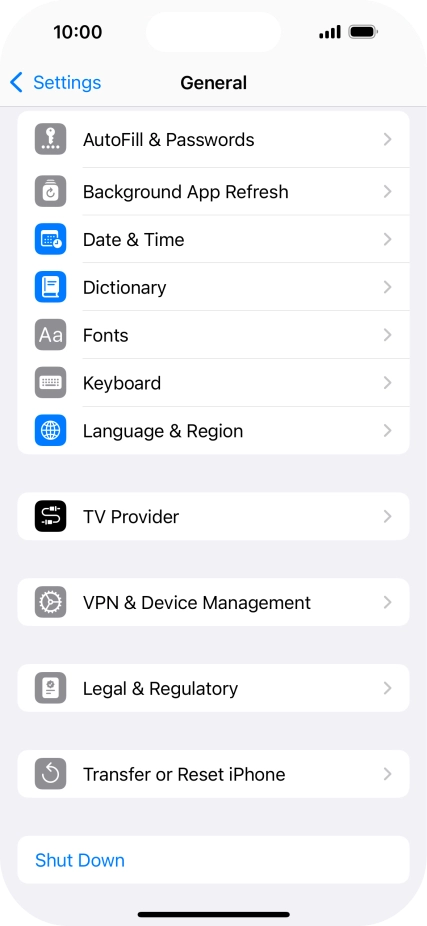Press Transfer or Reset iPhone. Press Transfer or Reset iPhone.