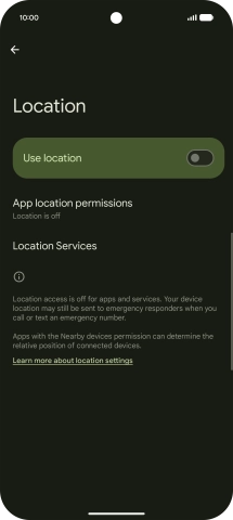 Press the indicator next to Press the indicator next to