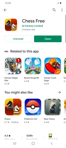 Press the Home key to return to the home screen. Press the Home key to return to the home screen.