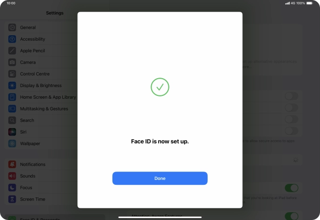 Press Done. If you haven't previously selected a lock code, key in a code of your own choice twice. Press Done. If you haven't previously selected a lock code, key in a code of your own choice twice.