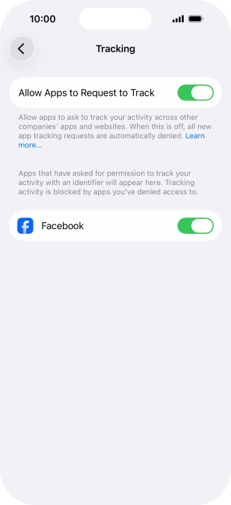 Press the indicator next to Press the indicator next to