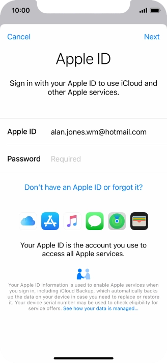 Press the field next to Press the field next to