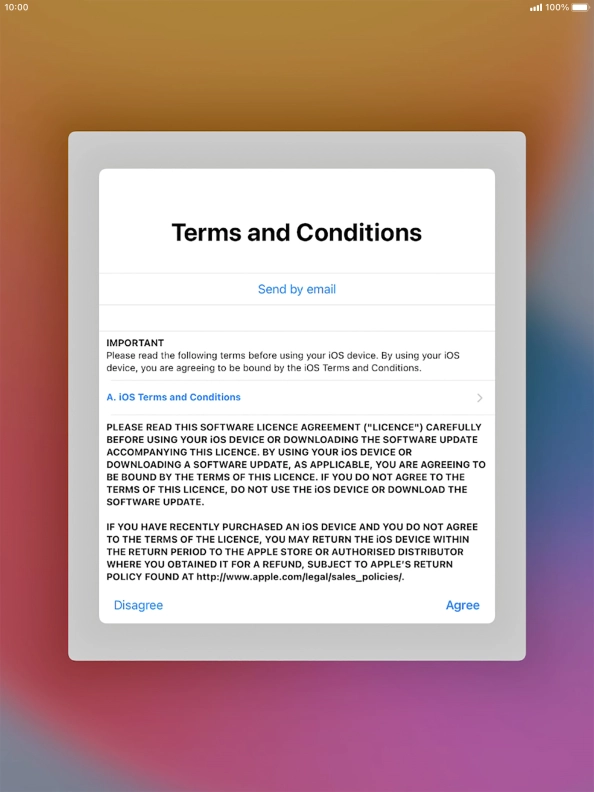 Press Agree. Press Agree.