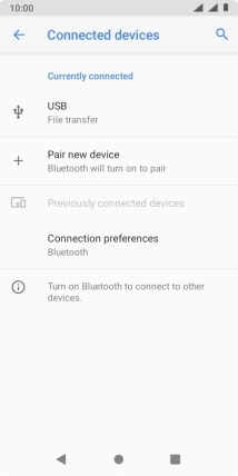 Press Pair new device. Press Pair new device.