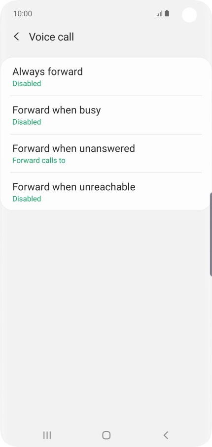 Press the Home key to return to the home screen. Press the Home key to return to the home screen.