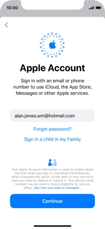 Press Continue. Press Continue.