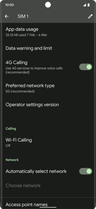Press Wi-Fi Calling. Press Wi-Fi Calling.