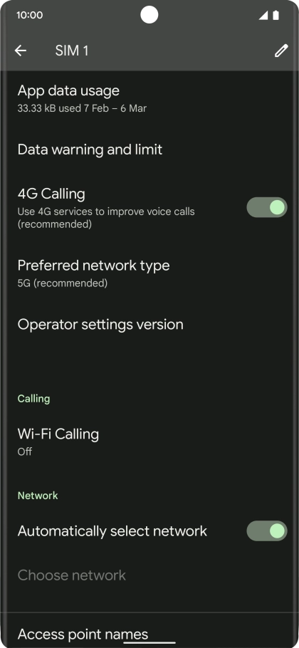 Press Wi-Fi Calling. Press Wi-Fi Calling.