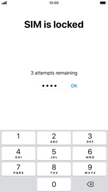If your SIM is locked, key in your PIN and press OK. If your SIM is locked, key in your PIN and press OK.