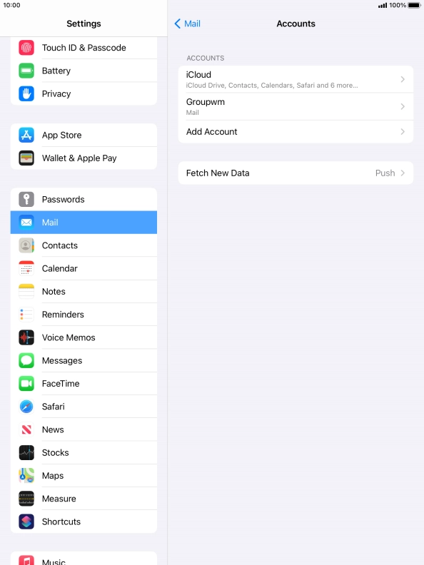 Press Fetch New Data. Press Fetch New Data.
