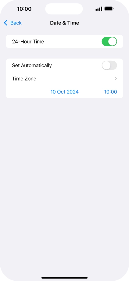 Press the indicator next to Press the indicator next to