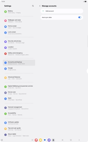 Press Add account. Press Add account.