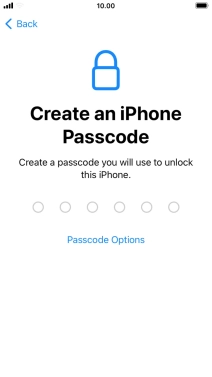 Press Passcode Options. Press Passcode Options.