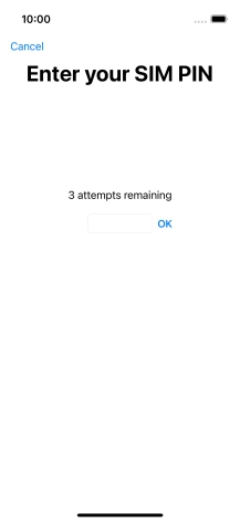 If your SIM is locked, key in your PIN and press OK. If your SIM is locked, key in your PIN and press OK.