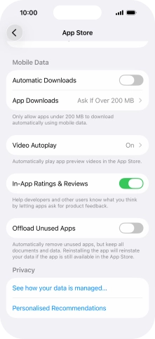 Press the indicator next to Press the indicator next to