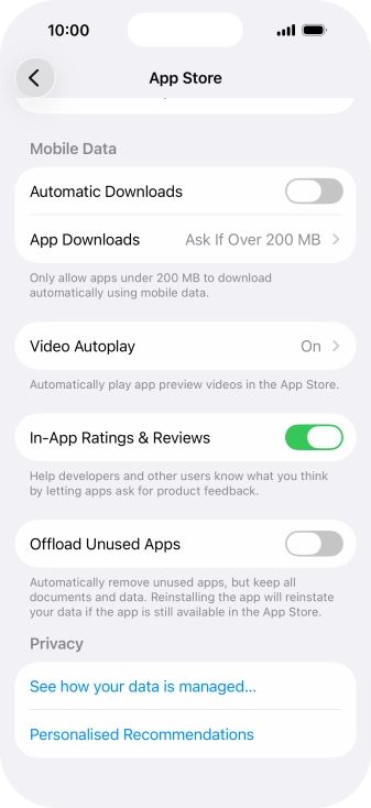 Press the indicator next to Press the indicator next to