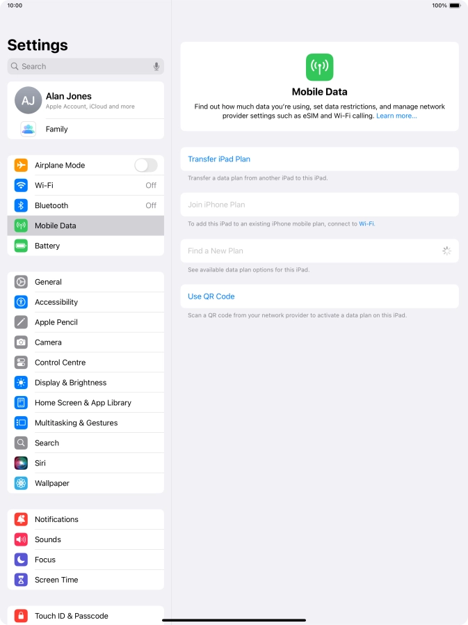 Press Use QR Code. Press Use QR Code.