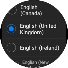 Press the required language. Press the required language.