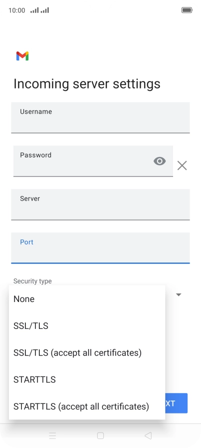 Press None. Press None.
