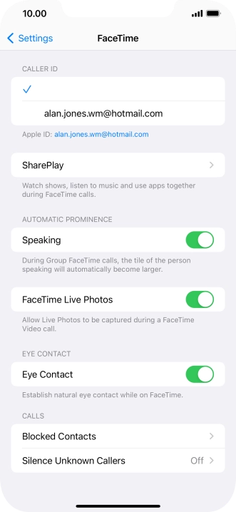 Press SharePlay. Press SharePlay.