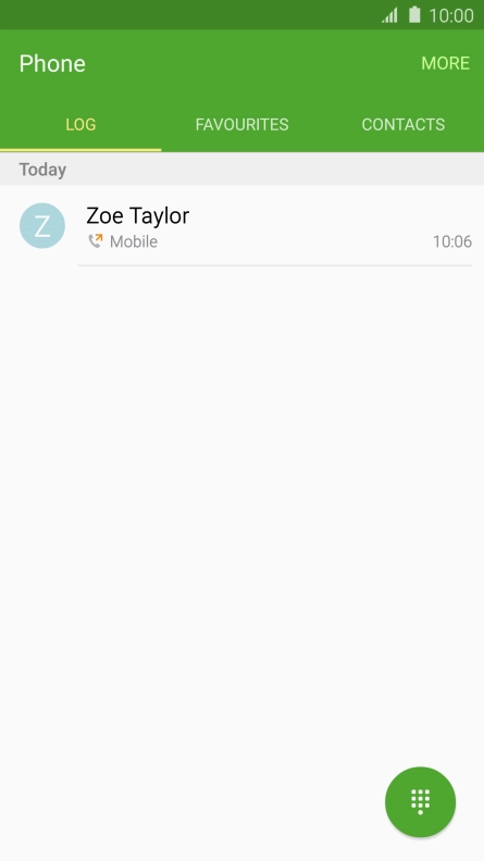 Press the keypad icon. Press the keypad icon.