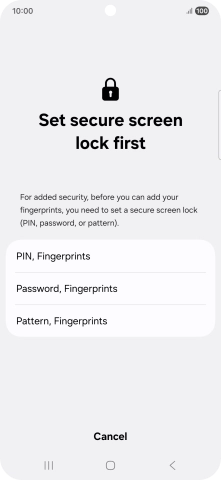 Press the required phone lock code and follow the instructions on the screen to create an additional phone lock code. Press the required phone lock code and follow the instructions on the screen to create an additional phone lock code.