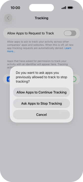 If you turn off the function, press the required setting. If you turn off the function, press the required setting.