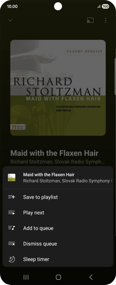 Press the add icon. Press the add icon.