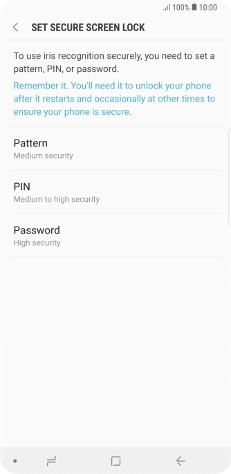Press the required phone lock code and follow the instructions on the screen to create an additional phone lock code. Press the required phone lock code and follow the instructions on the screen to create an additional phone lock code.