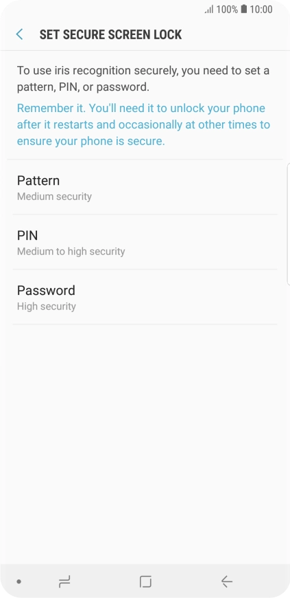 Press the required phone lock code and follow the instructions on the screen to create an additional phone lock code. Press the required phone lock code and follow the instructions on the screen to create an additional phone lock code.