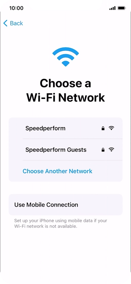 Press the required Wi-Fi network. Press the required Wi-Fi network.