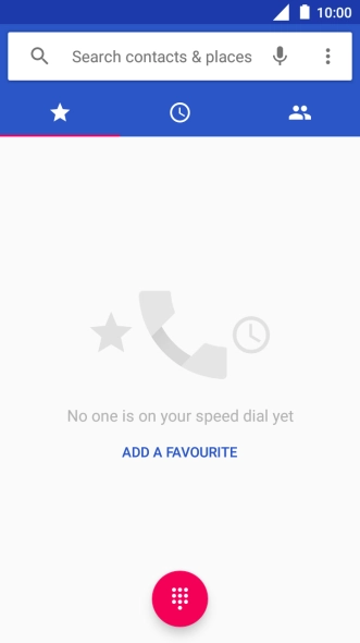 Press the menu icon. Press the menu icon.