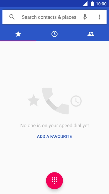 Press the menu icon. Press the menu icon.