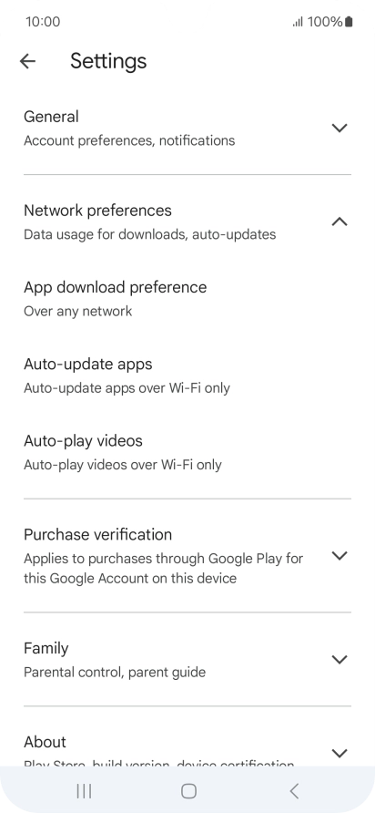 Press Auto-update apps. Press Auto-update apps.