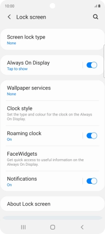 Press the Home key to return to the home screen. Press the Home key to return to the home screen.