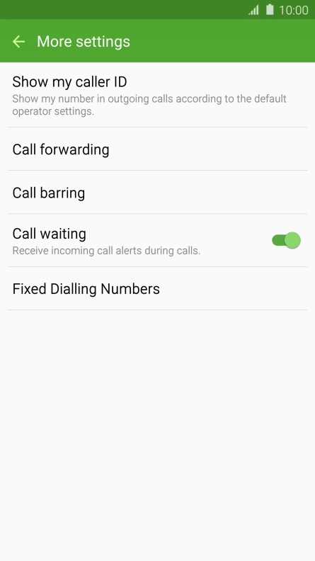 Press the indicator next to Press the indicator next to