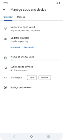 Press Manage. Press Manage.