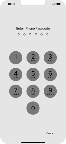 Use the phone lock code you created. The app is now locked. Use the phone lock code you created. The app is now locked.