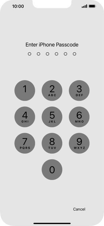 Use the phone lock code you created. The app is now locked. Use the phone lock code you created. The app is now locked.
