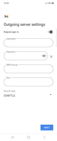 Press the indicator next to Press the indicator next to