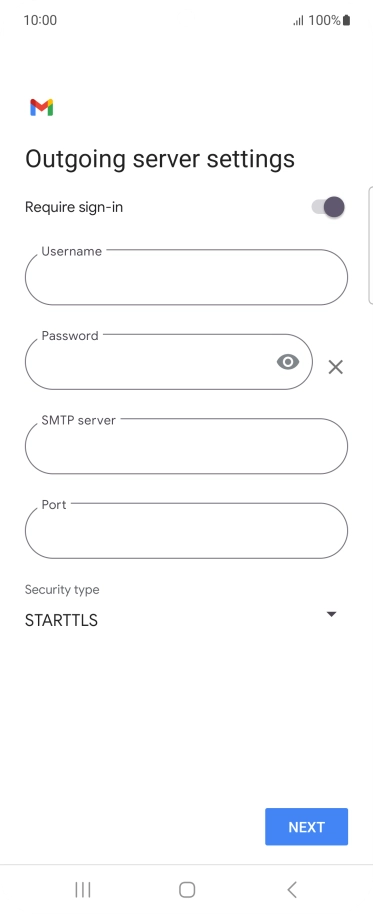 Press the indicator next to Press the indicator next to
