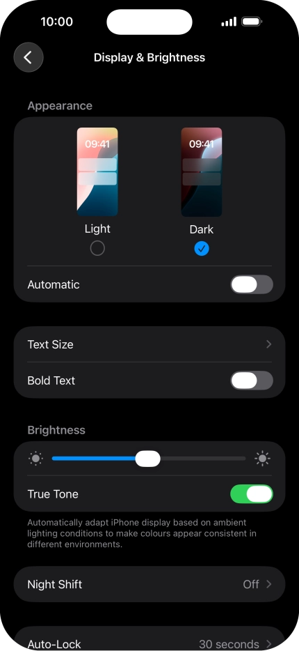 Press the indicator next to Press the indicator next to