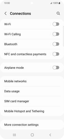 Press Data usage. Press Data usage.