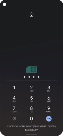 If you're asked to key in your PIN, do so and press the confirm icon. If you're asked to key in your PIN, do so and press the confirm icon.