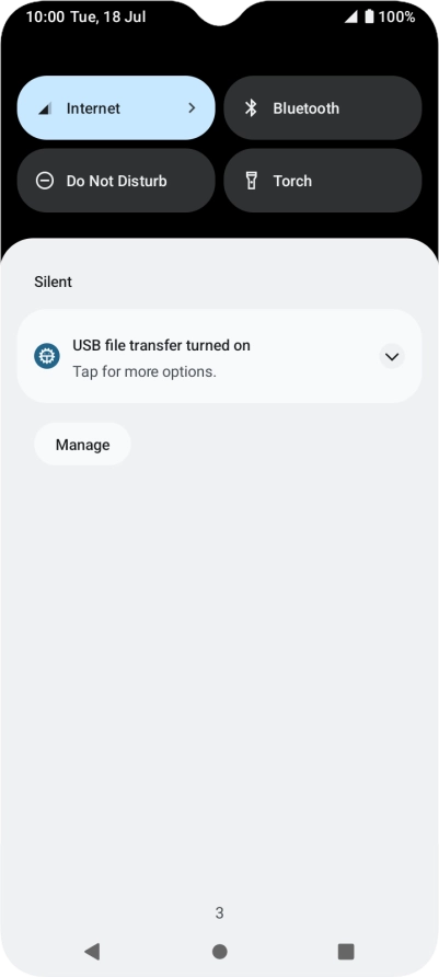Press the drop down list. Press the drop down list.